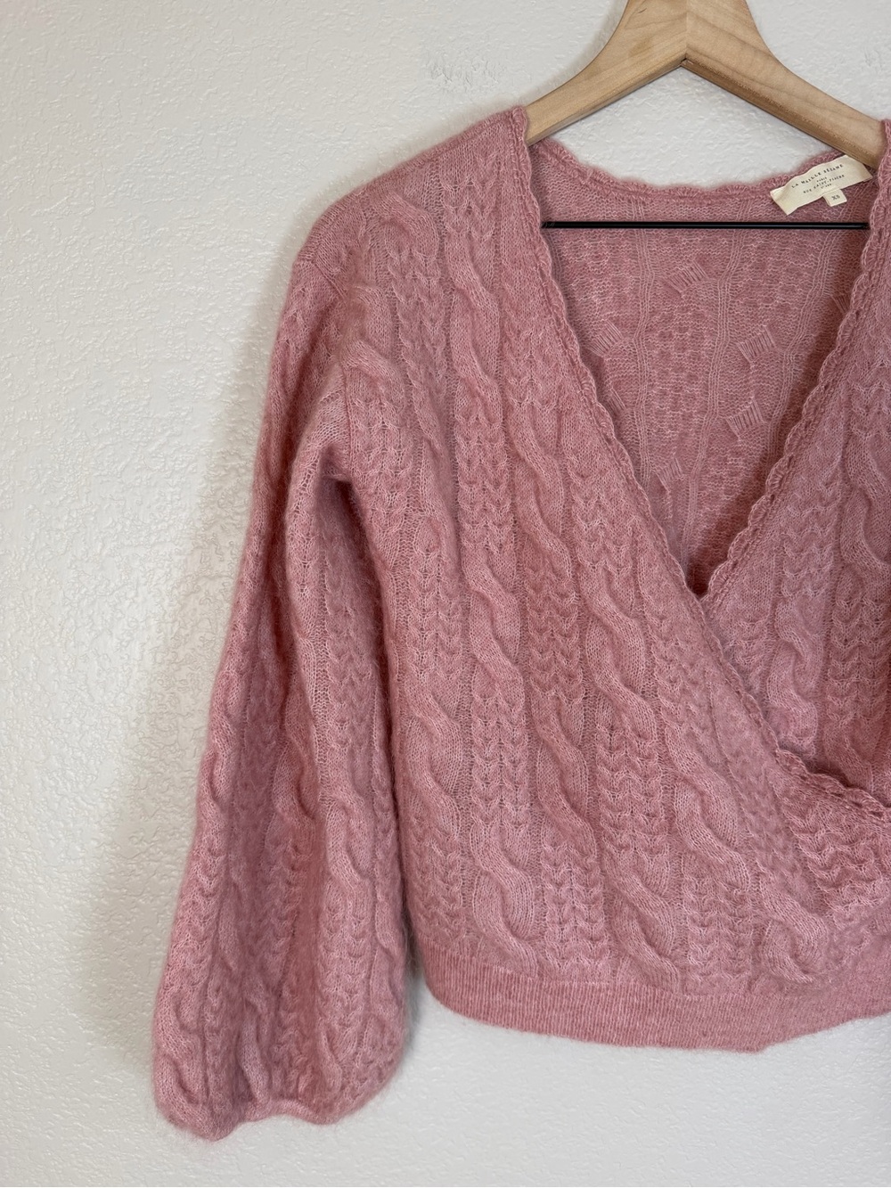Sezane Odalie Sweater in Petal Pink size XS NEW - Picture 7 of 13